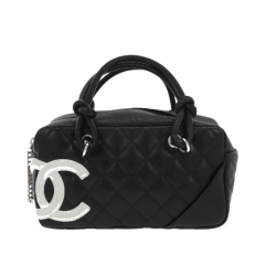 Chanel Cambon mini handbag black and white