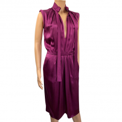 Valentino Violet silk dress