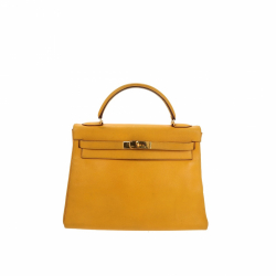 Hermès Kelly 32 in yellow Epsom leather