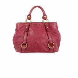 Miu Miu handbag in pink leather
