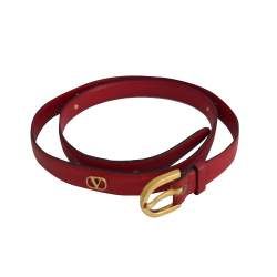 Valentino Thin leather belt