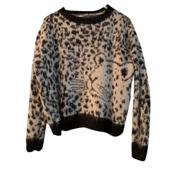 Liu Jo Oversized panther sweater