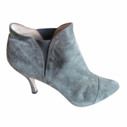 Pura Lopez Low Boots with Heel