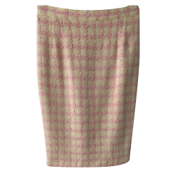Valentino Gingham tweed skirt