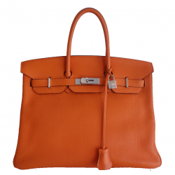 Hermès Tasche Hermes Birkin 35 orange