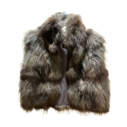 Adrienne Landau Cropped fur vest