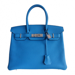 Hermès Hermes Birkin Bag 30 blue hydra