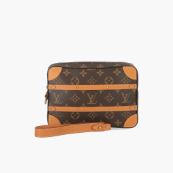 Louis Vuitton Monogram Soft Trunk Clutch Bag