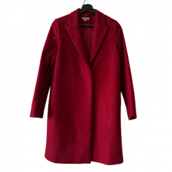 Cos Manteau en laine rouge