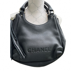 Chanel Schultertasche schwarz