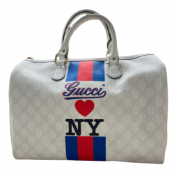 Gucci Boston bag I LOVE NEW YORK canvas