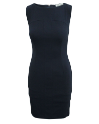 Yves Saint Laurent Navy Blue Fitted Dress