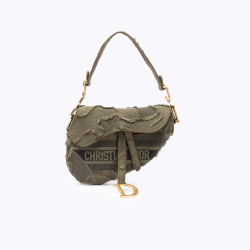 Christian Dior Camouflage Saddle Bag