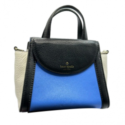 Kate Spade Farbe Block blau schwarz weiß Handtasche