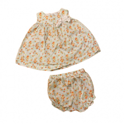 Petit Bateau Baby dress and bloomer
