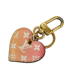 Louis Vuitton B Louis Vuitton Pink Vernis Leather Leather Love Lock Porte Cles Italy