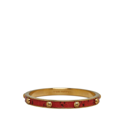 Louis Vuitton B Louis Vuitton Gold with Red Gold Plated Metal Gimme A Break Bangle Italy