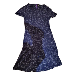 Serafini Blue dress with polka dots for pregnancy by Séraphine