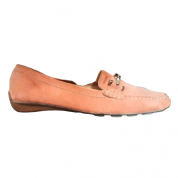 Geox Pink Suede Flats