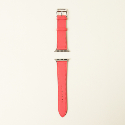 Hermès HERMES Apple Watch Leather Strap Rose Texas
