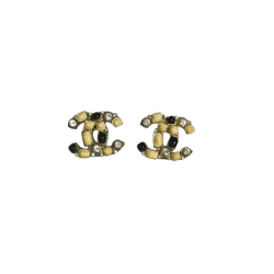 Chanel Multicolor Metal Chanel Earrings