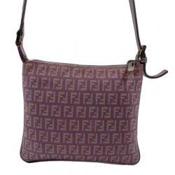 Fendi Purple Fabric Fendi Crossbody Bag
