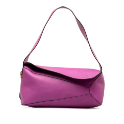 Loewe B LOEWE Purple Calf Leather Puzzle Shoulder Bag Spain
