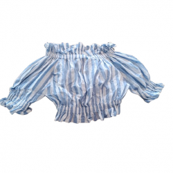 Sandro Stripped crop top