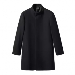Cos (New) Wool coat with stand-up collar