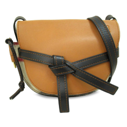 Loewe B LOEWE Brown with Multi Calf Leather Mini Gate Crossbody Bag Spain