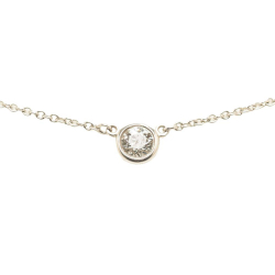 Tiffany & Co AB Tiffany Silver Platinum Metal Diamonds By The Yard Necklace United States