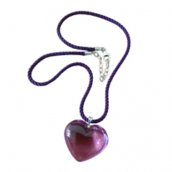 Lalique Heart-shaped pendant by Lalique.