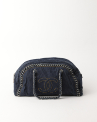 Chanel Denim CC Luxury Line Boston Bag