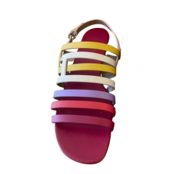 Hermès Sandals ephese rose multicolor