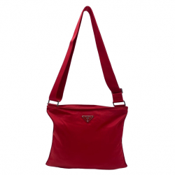 Prada Red Prada Nylon Crossbody Bag