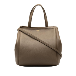 Celine AB Celine Gray Calf Leather Folded Cabas Bag Italy