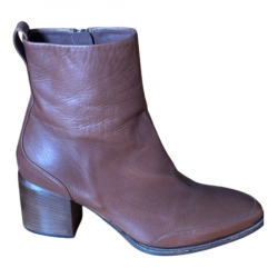 Vic Matie Leather ankle boots