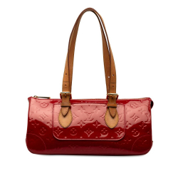 Louis Vuitton AB Louis Vuitton Red Vernis Leather Leather Monogram Vernis Rosewood Avenue France