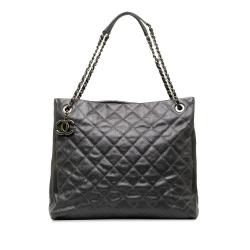 Chanel AB Chanel Black Caviar Leather Leather Large Caviar Chic Shopping Tote Italy