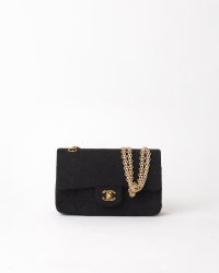 Chanel Small Classic Jersey Double Flap Bag