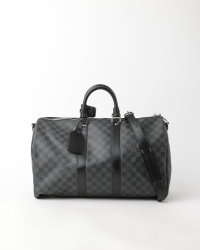 Louis Vuitton Damier Graphite Keepall Bandoulière 45 Weekend Bag