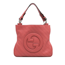 Gucci AB Gucci Pink Calf Leather Small Blondie Satchel Italy