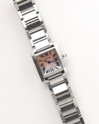 Cartier Tank Francaise 20mm Ref 2384 Mother-of-Pearl Dial Watch
