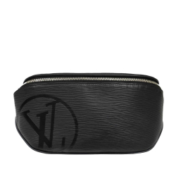Louis Vuitton B Louis Vuitton Black Epi Leather Leather Epi Initials Belt Bag Italy