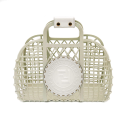 Fendi Basket Small Minibag White Recycled Plastic