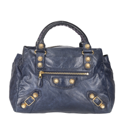 Balenciaga Blue Balenciaga Leather Handbag Giant 21