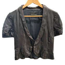 Emporio Armani Leather Short Jacket