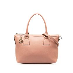 Gucci B Gucci Pink Calf Leather Charmy Satchel Italy