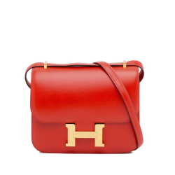 Hermès A Hermès Red Calf Leather Mini Swift Constance France
