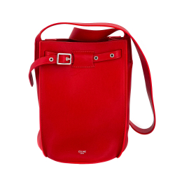 Celine Big Bag Bucket Leather Red Bag